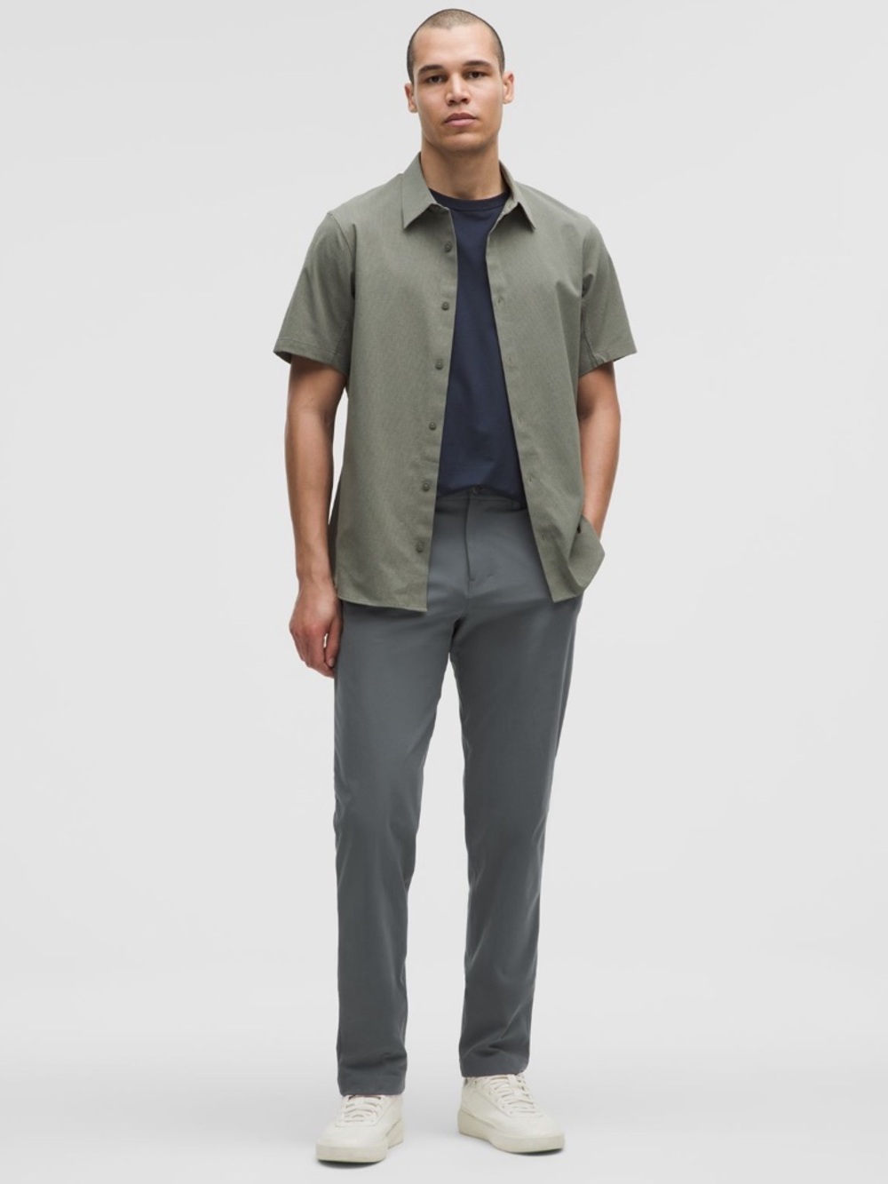 ABC Classic-Fit Trouser 34L Warpstreme in Oil Grey Sz. 36